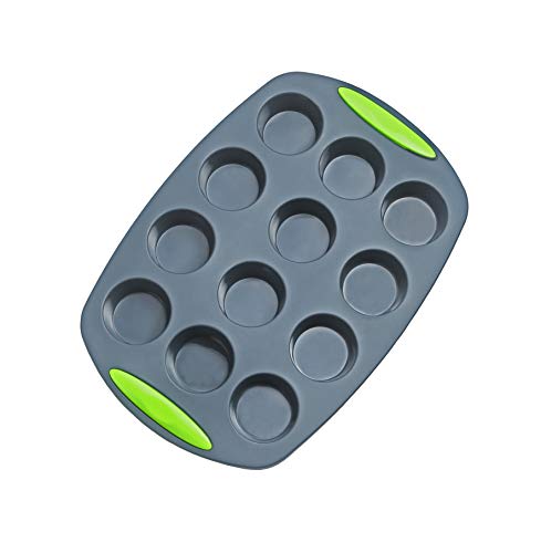 62 Pieces Bakeware Set | Food Grade FDA-Approved Silicone Molds | Round Cake Pan, Loaf Bread Pan, Muffin Pan, Spatula Set, Hand Mixer, Cupcake Mold, Piping Bags and Tips Kit Cake Decorating Supplies - Thumbnail 7