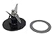 Joystar Replacement Blender Blade Assembly for Cuisinart, Black, Includes Gasket