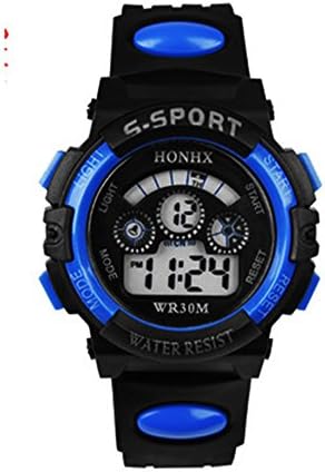 Classical Simple Style Children's Electronic Watches Suitable For Child Blow 15 Years Old Blue mkingus