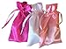 Tarot Bags: Romance Colors Satin Bundle of 3: Hot Pink White and Light Pink (5