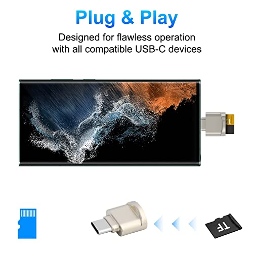 Type C Micro SD Card Reader USB C to Micro SD Card Adapter with USB 3.1 ...