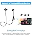 Bluetooth Sport Headphones, Stereo Magnetic Wireless Earbuds with HD Mic Bluetooth 4.2 and Secure Fit Noise Isolating Headsets IPX5 Sweatproof in Ear Earphones for Running Gym Workoutthumb 2