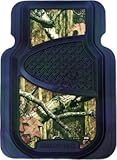 Mossy Oak Infinity Camo Floor Mats (Durable Molded PVC, Mossy Oak Infinity Camo, Front Seat Mat Set, Set of 2)