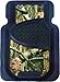 Mossy Oak Infinity Camo Floor Mats (Durable Molded PVC, Mossy Oak Infinity Camo, Front Seat Mat Set, Set of 2)