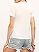 ROMWE Women's Summer Short Sleeve Sequin Lip Print T Shirts Tops White S