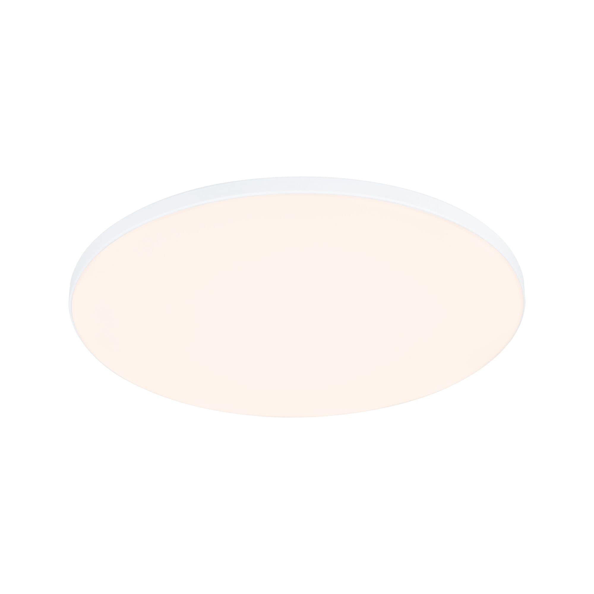 Paulmann 79946 recessed LED panel Veluna VariFit Edge 200mm round Dimmable Warm white White Plastic Lighting system 3000K