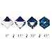 SIVERY Earrings for Women 'Infinity Love' Dangle Earrings with Crystals, Jewelry for Women, Blue 1