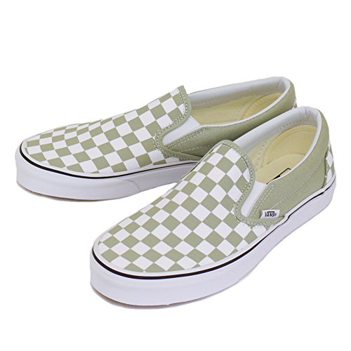 Vans Classic Slip On Skate/Casual Desertsagetwht 8.5