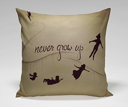 Fashion Pillowcases Narnia Maps Peter Pan Poster Pillow Case (1818 inches two side)