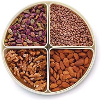 Stagmoor™ 4 Sections Multipurpose Dry Fruit, Mouth Freshner Box, Masala Box, Chocolates Box