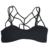 Topmelon Women Sexy Criss Cross Strappy Bralette Seamless Sports Bra