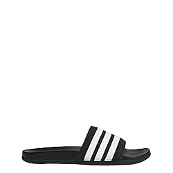adidas Men's Adilette Comfort Slides, Black/Core