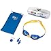 KidSwim Swimming Goggles For Children (Age 4-12) Perfect Fit, No Leak Waterproof Swim Goggles With Anti Fog Lens And Soft Silicone Strap. Carry Case Included