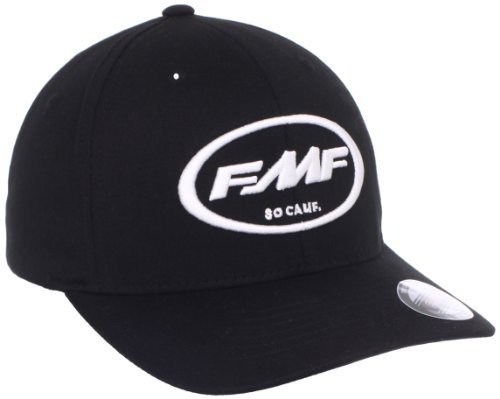 FMF Racing Men's Factory Classic Hat, Black/White, Large/X-Large