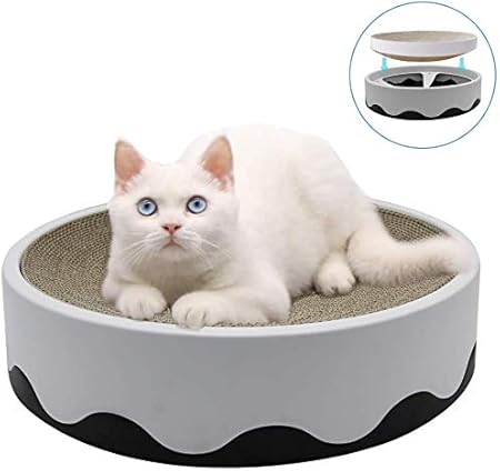 cat scratching bowl