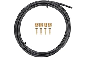 Brake Hose Kit,Including Hydraulic Brake Oil Tube and 4Pcs Olive and Connector Inserts for Mountain Bike Replacement