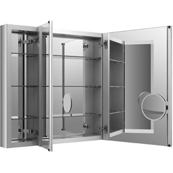 KOHLER K-99011-NA Verdera 40-Inch By 30-Inch Slow-Close Medicine Cabinet With Magnifying Mirror