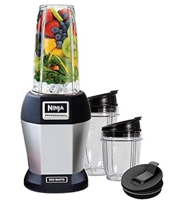 Image of SharkNinja BL451 Nutri Ninja Pro, 12.9 x 7.9 x 14.8 inches, Silver