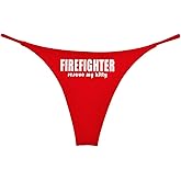 Southern Sisters Firefighter Rescue My Kitty Thong Women's(Pack of 1)