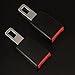 xhorizon TM FL1 2pcs Seatbelt Extender/Universal Safety Seat Belt Car metal tongue Buckle for VW, BMW, Audi, Skoda, Porsche, Land Rover, Mercedes-Benz, Volvo and Ford