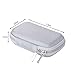 AGPTEK Carrying Case, MP3 Player Case,Holder with Metal Carabiner Clip,for MP3 Players, iPod Nano,iPod Shuffle,Apple Airport, USB Cable,Earphones,Memory Cards,U Disk,Lens Filter,Keys,Silver