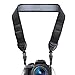TrueSHOT Camera Strap with Black Neoprene Design and Quick Release Buckles by USA Gear - Works with Canon PowerShot SX410 , EOS 80D , Rebel T5 and More DSLR , Mirrorless , Instant Cameras
