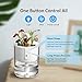 Humidifiers, DCMEKA Mini Small Humidifier for Bedroom, USB Cool Mist Humidifier for Plants, Personal Portable Humidifier with Night Light for baby, office, Whisper Quiet, 4H Timed Auto-off(White)