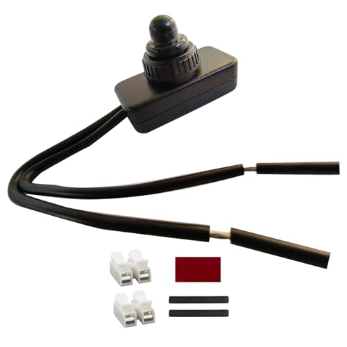 CARSANBO 12V 24V Small Momentary Switch Cover Mini Surface Mount Momentary Push Button Switch 3.