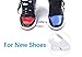 Waloden 8 Pairs Shoe Shields Sneaker Protector Anti-Wrinkle Sports Shoes Protective for Anti Shoe Toe Box Creasing