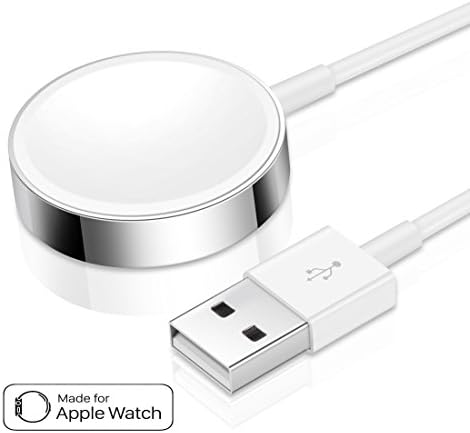 [ Apple MFi Certified ] Apple Watch Charger, TriEx Magnetic Apple Watch Charging Cable for Apple Watch Series 2 and 3 (38mm &amp; 42mm), 1M Length