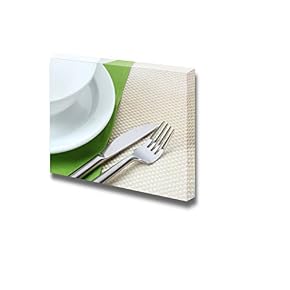 Table Setting with Fork Knife Plates and Napkin...