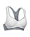 Under Armour Women's Armour High Bra, Air Force Gray Heath/Steel, 36C