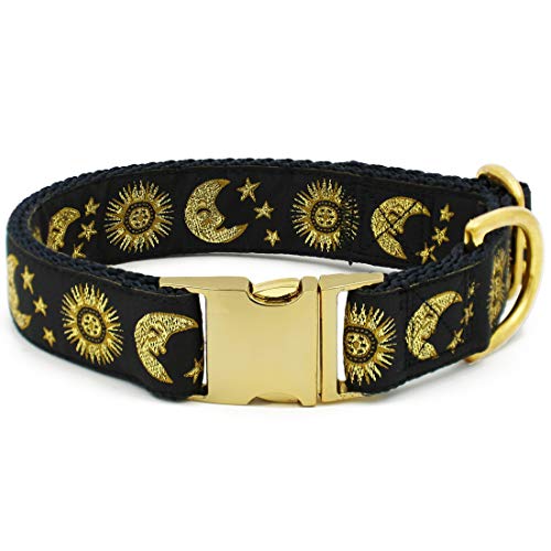 waaag Pet Collar, Moons Stars Suns Dog Collar, Multiple Designs