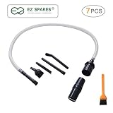 EZ SPARES 7PCS Micro Vacuum Attachment 7 Piece Kit Keyboard Crevice Cleaning Tool Brush Kit