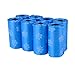 Poop Bag Degradable Dog Waste Bags Unscented Leak-Proof Pet Waste Bag,8 Rolls/120 Count.Blue