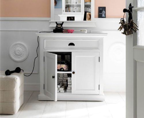 Albion Blanco Pintado Muebles de Comedor de Caoba pequeño Buffet