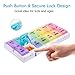 Weekly Pill Organizer - Push Button AM/PM Pill Case Box, Detachable 7 Day Pill Container, Extra Large Pill Case,Medicine Organizer Vitamin Holder for Pills/Fish Oil/Vitamin/Supplements - Twice-A-Day