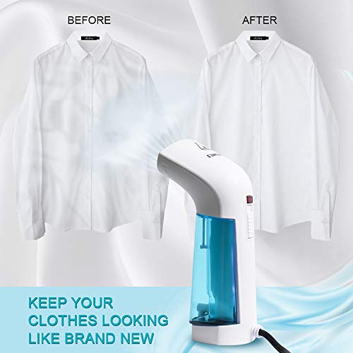 SUMGOTT Vertical Steam Steamer, Portable Travel Iron for Different Clothing, Eliminates Wrinkles and Odors, 1000W Steamer Vertical Steamer with 120ml Water Tank and Brush [Latest Version] - Thumbnail 6