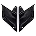 Harley Side Covers Motorcycle Side Covers Stretched Side Panels Fit for 2009-2013 Harley Touring - Vivid Black, ABS Plasitc Skirts, 6 Studs