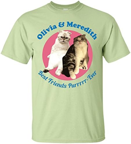 Original Olivia & Meredith Best Friends Pur Ever Swift Friends Cats T-Shirt