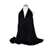 Elegance Collections Muslim Women's Jersey Hijab Khimar Soft Rectangle One Size, Black, 180x80cm