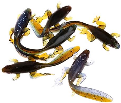 Maniac321 Soft Plastic Baits Lot 6Pcs/Lot Plastic Grubs 80Mm 25G Silicone Bait Worms Fishing Lure Smell Attractive Fish Crab Fishing Bait Soft Bait
