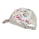 Floral Print Mesh Trucker Cap - White OSFM