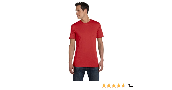 Canvas Men'S Unisex T-Shirt, Canvas Red 