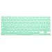 MOSISO Keyboard Cover Compatible MacBook Pro 13 Inch, 15 Inch (with or without Retina Display, 2015 or Older Version) MacBook Air 13 Inch, Mint Green