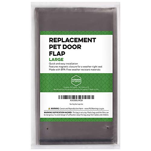 Ersatzklappe Für PetSafe Freedom Hundetür – 2 Standard + 1 Isolierte Klappe, 26,7x41,8 Cm