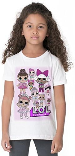 Waterman Falls UK LOL Surprise Dolls Girls White T Shirt