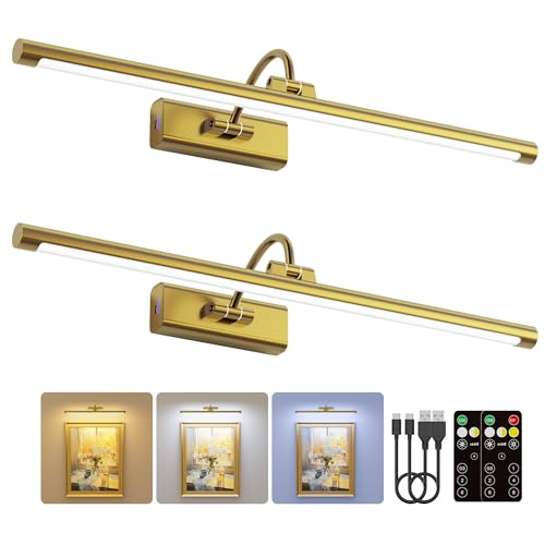 Craftersmark 24" Brass Gallery Picture Lights