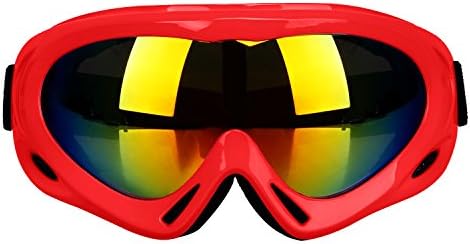 Ski Goggles, GARDOM Snowboard Goggles Safety Glasses Lightweight Unbreakable UV Resistant with Adjustable Straps for Boys Girls Men Women Motocycle Hiking Fishing Riding