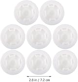 VILLCASE 8pcs Plastic Barrel Bung Cap Lid for 53 Gallon Drums Oil Water Storage view 3